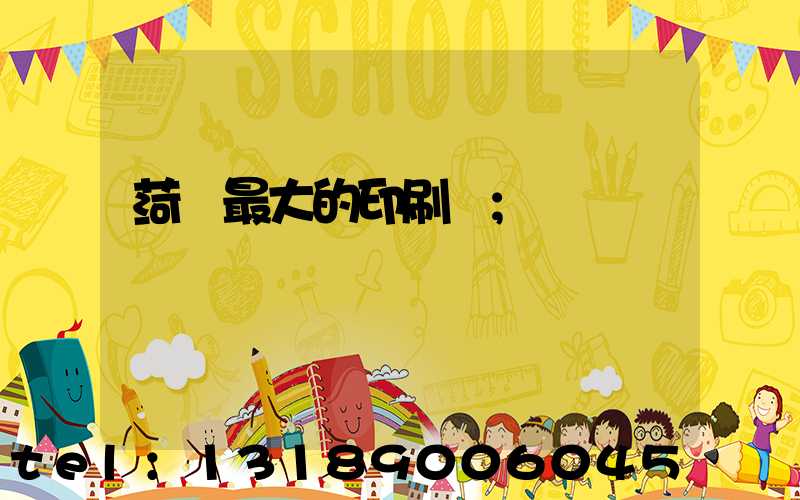 菏澤最大的印刷廠